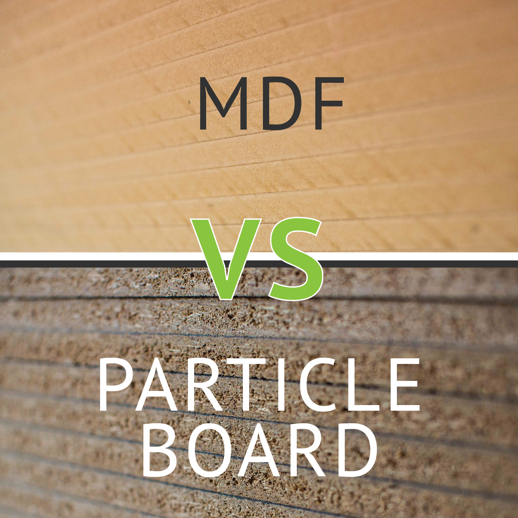 Chipboard or MDF: differences