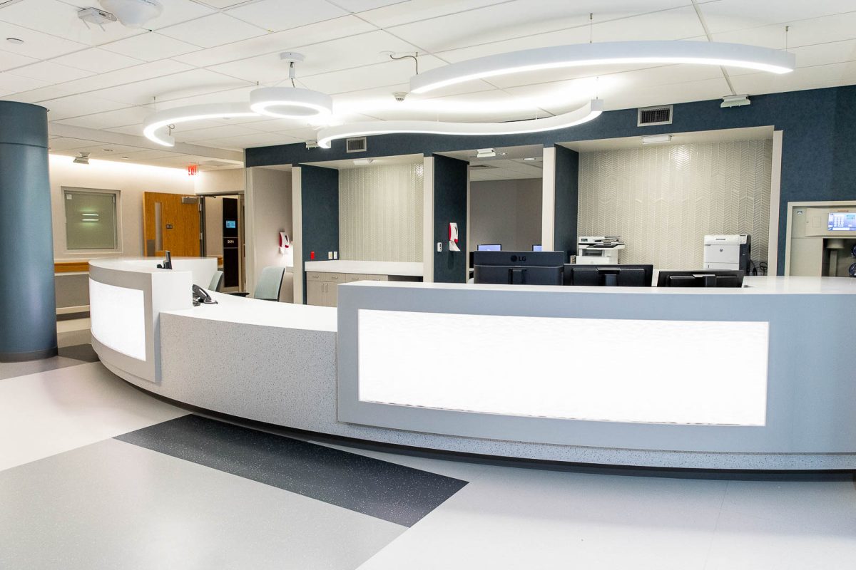 St. Tammany Hospital, Thermoforming Solid Surface Material