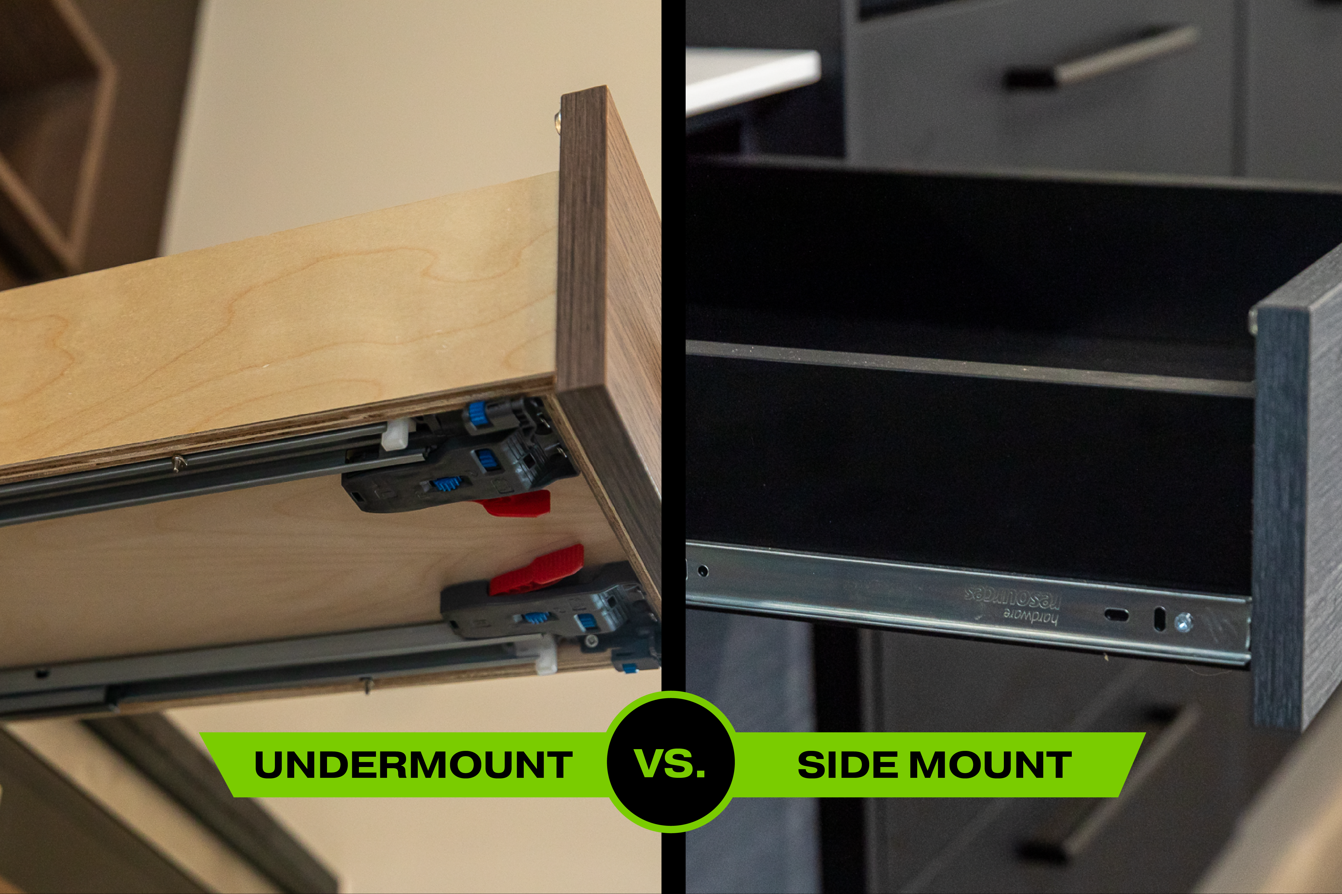 How to Install Drawers with Side Mount Drawer Slides